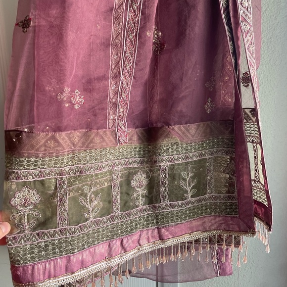 Designer FARASHA Shalwar Kameez Dupatta Suit - Picture 3 of 5
